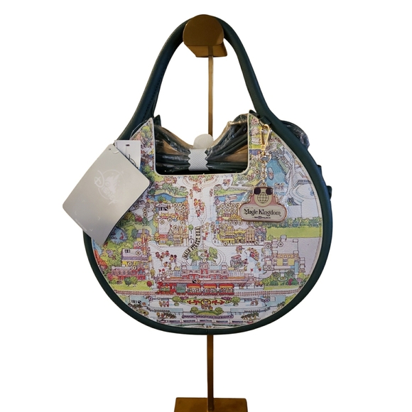 NWT! Disney Enchanted Map Crossbody Satchel - Picture 8 of 8